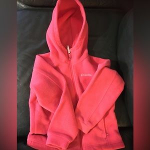 Girls Columbia fleece hoodie